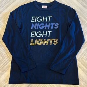 Wondershop at Target Unisex ‘Eight Nights Eight Lights’ Navy L/S Sleep Shirt